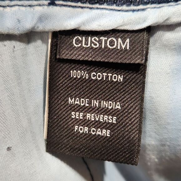 EUC eShakti Bermuda Jorts Dark Pleated Shorts - Picture 5 of 7